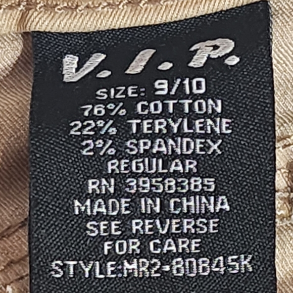 VIP JEANS KHAKI 9/10 NWT Run small! - Picture 6 of 12